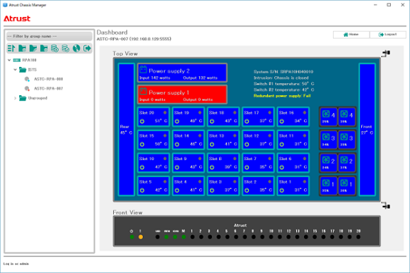リモートPCアレイ ACM管理