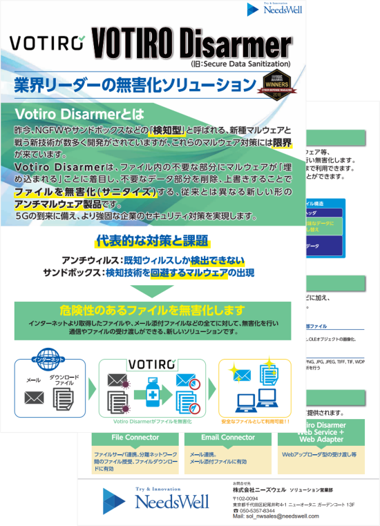 VOTIROカタログ表紙